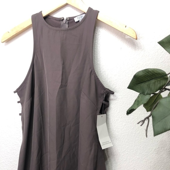 NWT Tobi Brown Cutout Dress - Picture 2 of 6